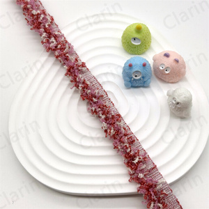 ริบบิ้นตกแต่งเสื้อผ้า ขนาด <span class=keywords><strong>1</strong></span>.5 ซม. สำหรับตกแต่งเสื้อผ้า กระเป๋า รองเท้า ของใช้ในบ้าน และสิ่งทอ - Product Image 6