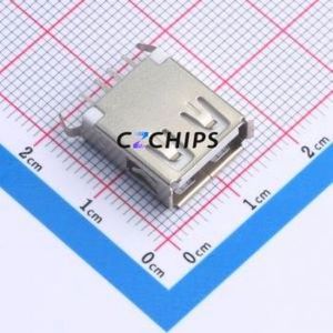 XUDF-0218-0151 USB Connector Through hole Component (THT) Connector Type-A USB 2.0 Female Through Hole - Product Image 1