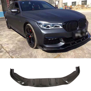 Nuovo Paraurti Anteriore in Fibra di Carbonio Stile <span class=keywords><strong>Harman</strong></span> G11 G12 con Scarico per Serie 7 2016-2018 - Tessitura Twill 3K, Montaggio Universale - Product Image 1