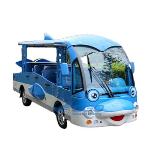 Autobús Turístico Eléctrico de 14 Plazas, 72V, Precio de Fábrica, Vehículo de Turismo, Autobús de Transporte Tipo Caricatura - Product Image 1