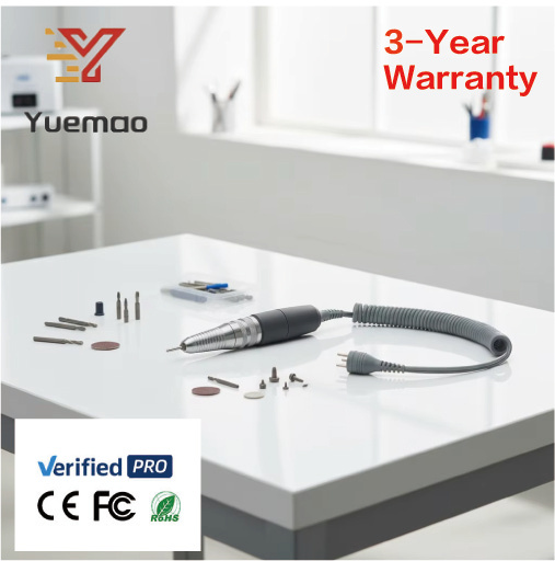 Trade Price Powerful 25000rpm 2.5N.CM Nail Drill Machine Replacement Handpiece Low Vibration Nail Micromotor Handpiece