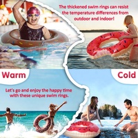 BS-rs Adulte Anime Porte-clés Sun Floatie Natation protection Dragon Swim Ring