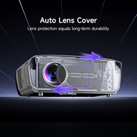 Nouveau modèle 2026 : Projecteur intelligent 1850 ANSI Lumens, son stéréo 40W, puce MT9660, cache-objectif électrique