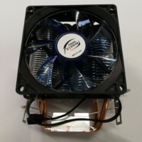 Ventilateur de refroidissement CPU RGB avec 2 caloducs et dissipateur à roulement fluide, faible bruit, pour sockets LGA1700/1200 Intel, pour boîtier d'ordinateur