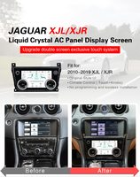 Panneau de commande de climatisation numérique avec écran tactile LCD 7 pouces, commande vocale pour Jaguar XJL/XJR 2010-2019