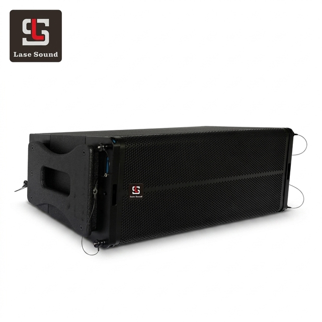 Lasesound Factory Direct LA-5 Dual 10 Inch Professional Line Array Speaker 600W RMS Stage Audio for Wedding Party