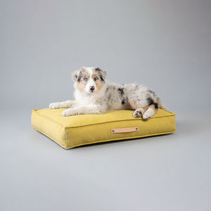 Cojín de cama para perro de refrigeración grande de primera calidad <span class=keywords><strong>superior</strong></span>, patrón sólido de lujo con cubierta extraíble, lavable para el verano - Product Image 1