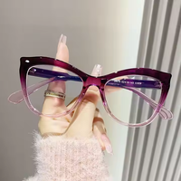 Gafas de diseñador de moda 2024, gafas con bloqueo de luz azul, gafas para mujer, monturas de gafas ópticas
