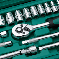 Ensemble d'outils domestiques de haute qualité 49 pièces - Kits à main en acier au carbone, pince à sander, étui rigide, personnalisable OEM pour la réparation