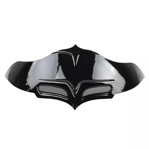 Nouveau pare-brise en ABS noir pour <span class=keywords><strong>moto</strong></span> CW, compatible avec les modèles Touring Road Glide 2015-2023, installation facile - Product Image 1
