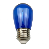 Ampoule LED à filament colorée S14 très vendue, 220V, pour extérieur, cour résidentielle, lumière décorative d'ambiance avec télécommande