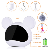 Juguete Láser Automático Giratorio para Gatos con Movimiento de Robot, Accesorios para Mascotas con Plumas y Sonido, Bola para Perseguir y Rascar para Gatos