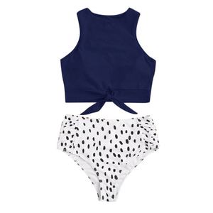 Bikini personnalisé pour femmes grandes tailles avec bas de maillot en V et micro-soutien-gorge imprimé par transfert thermique, séchage rapide, commandes en gros - Product Image 5