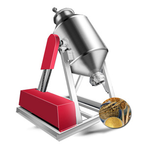 Mélangeur à double cône automatique 5-1000L pour poudres, machine de mélange d'épices, équipement industriel - Product Image 1