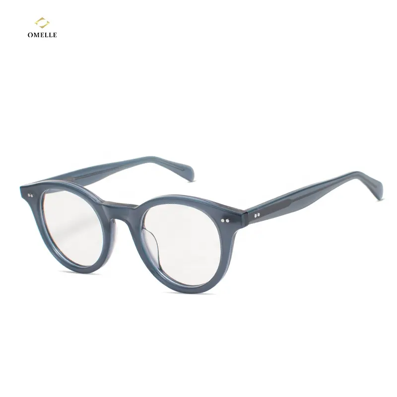 Omelle Italy Mazzucchelli Blue Light Blocking Glasses Acetate Men Women Glasses Frames Eyewear Eyeglasses Frame
