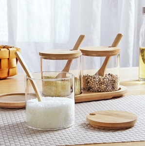 3 طقم خيزران عالي الجودة ، طقم توابل طعام المطبخ - Product Image 4