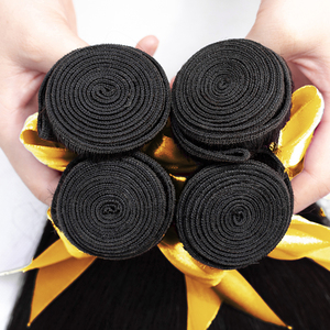SUKI ORIGINAL al por mayor de proveedores de materias primas de visón brasileño recto paquetes de trama virgen armadura paquetes de extensiones de cabello humano - Product Image 3