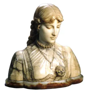 Groothandel Vintage Vrouwelijke Buste Sculptuur Hars Vrouwen Buste Standbeeld Figuur