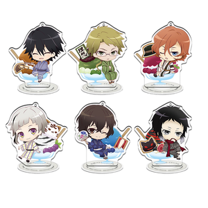 ฟิกเกอร์อะนิเมะ <span class=keywords><strong>bungou</strong></span> <span class=keywords><strong>stray</strong></span> Dogs ขนาด10ซม. ขาตั้งอะคริลิค Sigma Dazai Osamu nakahara chuya รูปแบบยืนสำหรับแฟนๆของขวัญสะสม - Product Image 1