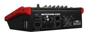 PMX602 Professional 6 channel 250w power audio mixer with microhones 16 DSP MP3 <b>Bluetooth</b> for performance stage live stream - Product Image 5
