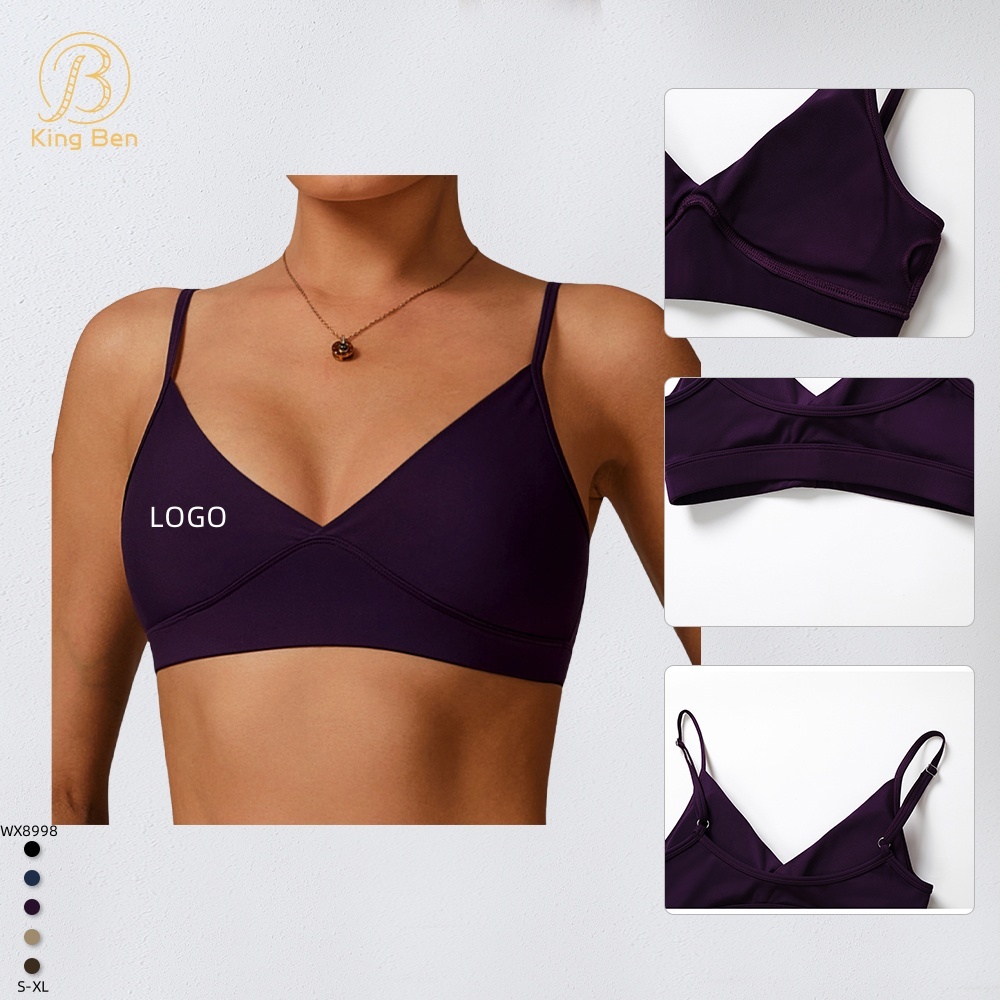 Hot-selling Recycled Beautiful Back Yoga Bra Running Sports Underwear Tight Quick-drying Fitness Women's Top