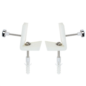 Kit de fixation pour siège de toilette Aojiele, acier inoxydable 304, support en forme de L, vis et chevilles pour accessoires de salle de bain - Product Image 3