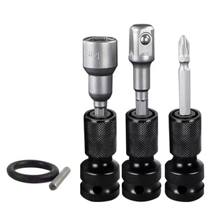 1 2 Inch Socket Adapter With 1 4 Inch Hex Drive For Screwdriver Bit And Electric Wrench Use Carbon Steel Material - Product Image 2