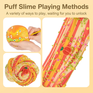 Seau de slime en argile à base de colle fruitée, slime cristallin, colle moussante, jouet éducatif DIY pour enfants - Product Image 4