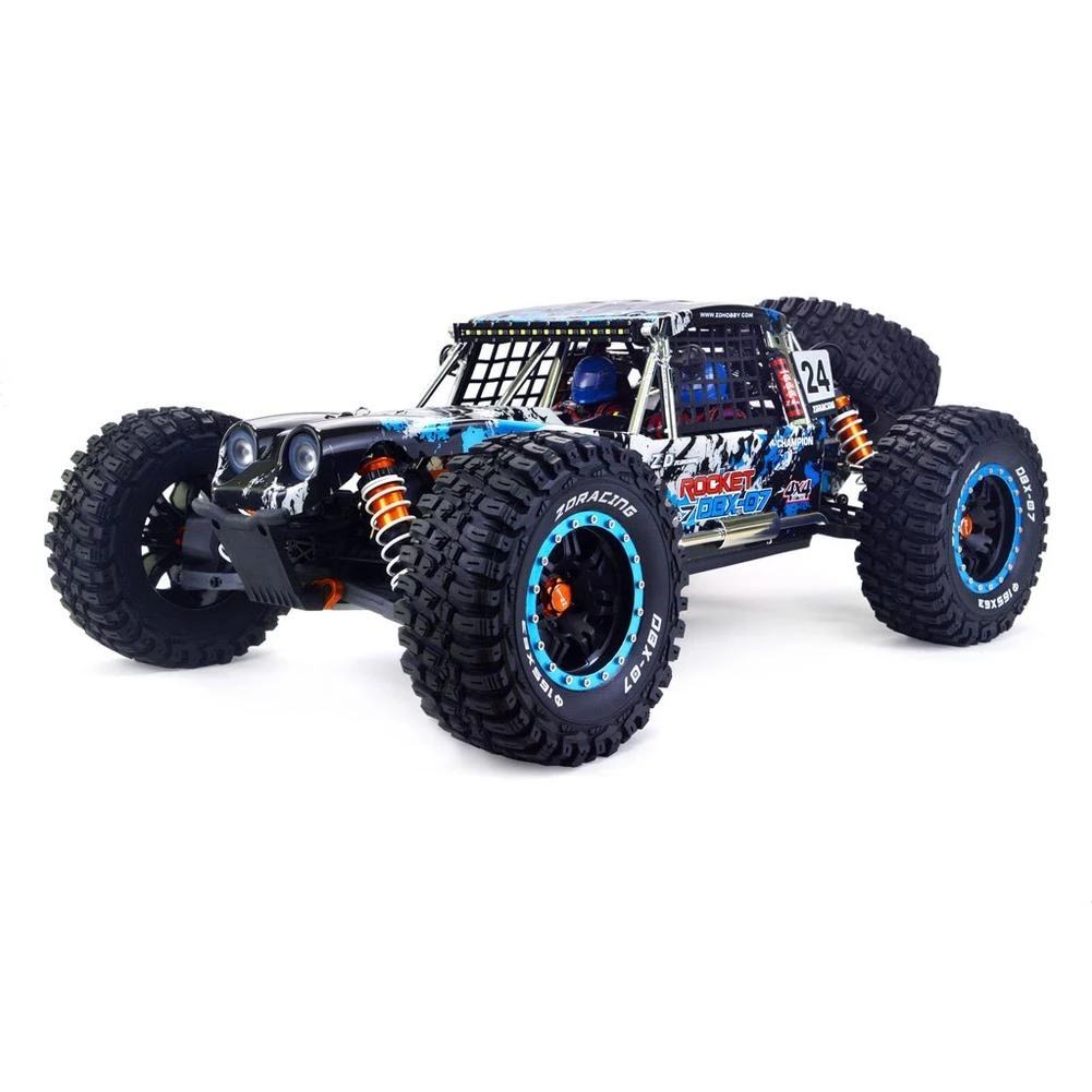 ZD Racing 1/7 Brushless 4WD RC Car - 80km/h Remote Control
