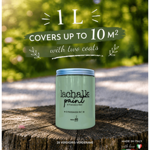 28 VERDIGRIS 1lt LaChalk the evolution of <b>chalk</b> paint Where <b>chalk</b> meets resin: Hybrid <b>Chalk</b> Resin Paint made in Italy - Product Image 2