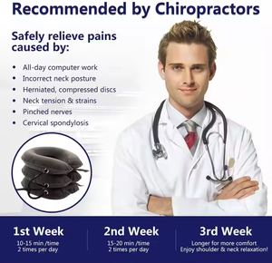 Pemijat leher retraktor serviks dapat ditiup, untuk perangkat pijat tengkuk perawatan nyeri tengkuk - Product Image 5