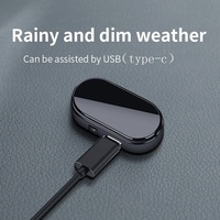 Lampe de signalisation antivol solaire à LED pour voiture avec imitation de lumière et caméra en matériau PC