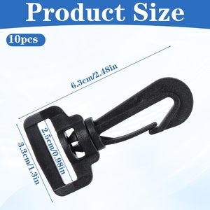 POM Swivel Snap Hooks For Purses Pcs Lanyard <b>Clips</b> Purse Hardware For Bag Making Keychain <b>Clip</b> Backpack <b>Clips</b> Swivel <b>Clip</b> Bag Ha - Product Image 2