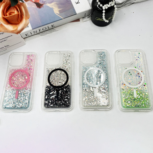 Custodia per <span class=keywords><strong>iPhone</strong></span> in resina epossidica colorata di alta qualità, originale di fabbrica, con glitter, accetta stili personalizzati sfumati e a colore unico per <span class=keywords><strong>iPhone</strong></span> 17 - Product Image 3