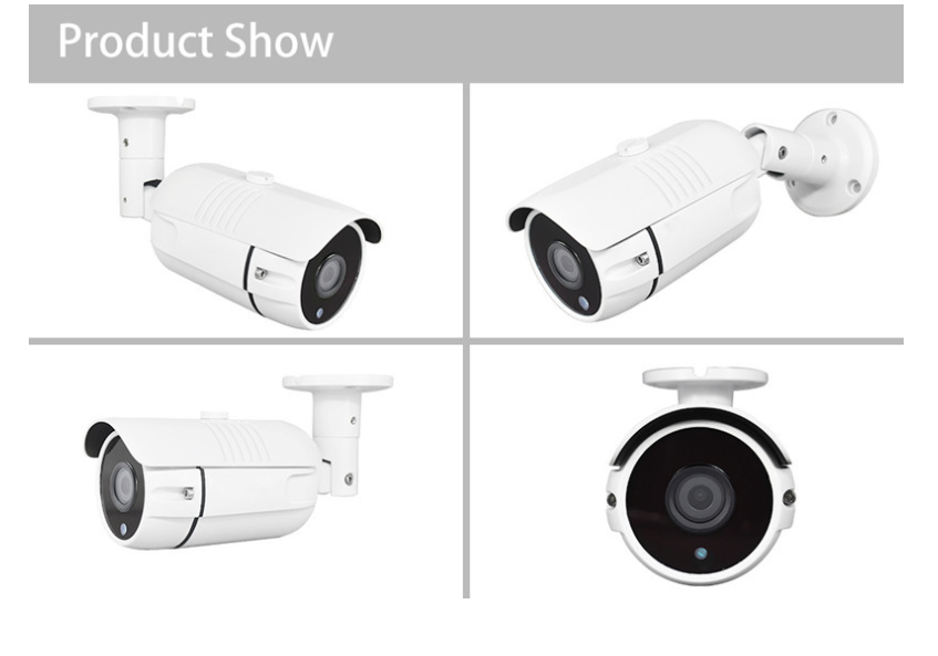 Factory Price Newest Ahd 2mp F1.0 Lens Color Night Vision Imx307 Ip66 Metal Bullet Cctv Home Security Camera System