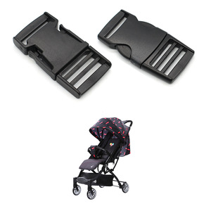 Boucle en plastique pour poussette de bébé A114 32mm A134 26mm, attaches noires, accessoires pour sacs - Product Image 4