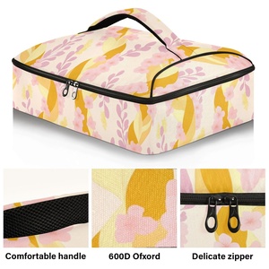 Sacs isothermes à fermeture éclair pour pizza, sacs de livraison réutilisables, design Hawaï personnalisé, glacière pour aliments et courses - Product Image 2