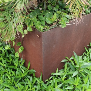Grand <span class=keywords><strong>pot</strong></span> de jardin extérieur écologique <span class=keywords><strong>Pot</strong></span> en métal moderne en acier corten avec revêtement de <span class=keywords><strong>taille</strong></span> personnalisée pour une utilisation au sol - Product Image 6