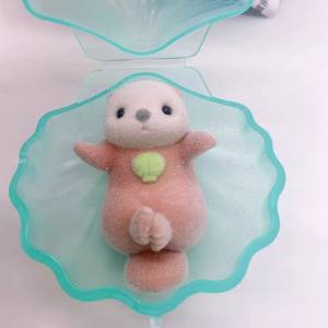 Carino mano nella mano la piccola bambola di peluche in Stock urlo autentico acquario con uovo attorcigliato - Product Image 3