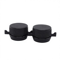 Bouchons à vis en plastique à double oreille de 42 mm en PP pour bouteilles cosmétiques et peintures, anti-déversement, vente en gros usine