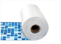 Bâches en PVC enduites durables de 1,0 à 1,5 mm, ignifuges et imperméables pour revêtement de piscine