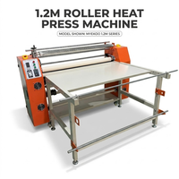 Presse à transfert thermique rotative à tambour de 200 mm pour sublimation sur tissu polyester de 1,2 m