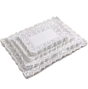 Servilletas <span class=keywords><strong>de</strong></span> Papel Redondas Blancas Desechables Antigrasa al por Mayor 2026 <span class=keywords><strong>de</strong></span> 4'', 5'', 6'', 8.5'', 9.5'', 11.5'' <span class=keywords><strong>con</strong></span> Encaje para <span class=keywords><strong>Mesa</strong></span>, Pasteles y Café - Product Image 6