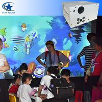 Table tactile interactive multiprenante avec projecteur de diapositives et projection murale magique pour enfants, résolution HDMI Android 1024x768