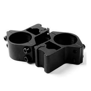 Anelli per Cannocchiale da 25,4mm con Attacco Weaver da 11mm (1 pollice) per Ottiche, Mirini, Accessori per Torce da Caccia - Product Image 1