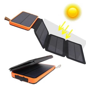 Plegable Solar banco de potencia <span class=keywords><strong>20000mAh</strong></span> para iPhone <span class=keywords><strong>Xiaomi</strong></span> <span class=keywords><strong>Mi</strong></span> Powerbank batería externa portátil impermeable Poverbank con linterna - Product Image 2
