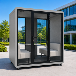Cabine insonorisée mobile personnalisée pour bureau, diffusion <span class=keywords><strong>en</strong></span> direct sur les réseaux sociaux, <span class=keywords><strong>chambre</strong></span> insonorisée, cabine téléphonique insonorisée - Product Image 6