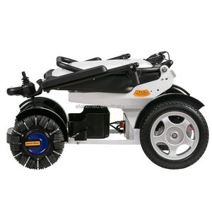 Silla de ruedas eléctrica plegable para ancianos, ruedas de aire para hacer la seguridad en movimiento, suave - Product Image 1