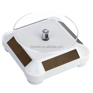 360 năng lượng mặt trời Powered xoay hiển thị bàn xoay m8081 trang sức quảng cáo thiết bị - Product Image 2