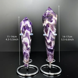 Venta al por mayor varita de piedra de amatista de sueño natural Fanshi gran oferta artesanías de cristal de cuarzo de fábrica para la decoración del hogar y la curación - Product Image 2